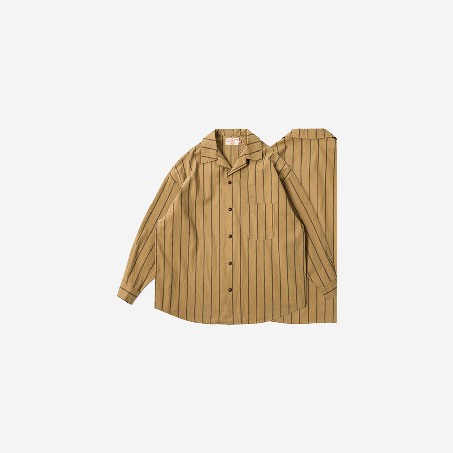 Burcs Stripe Guayabera Shirt