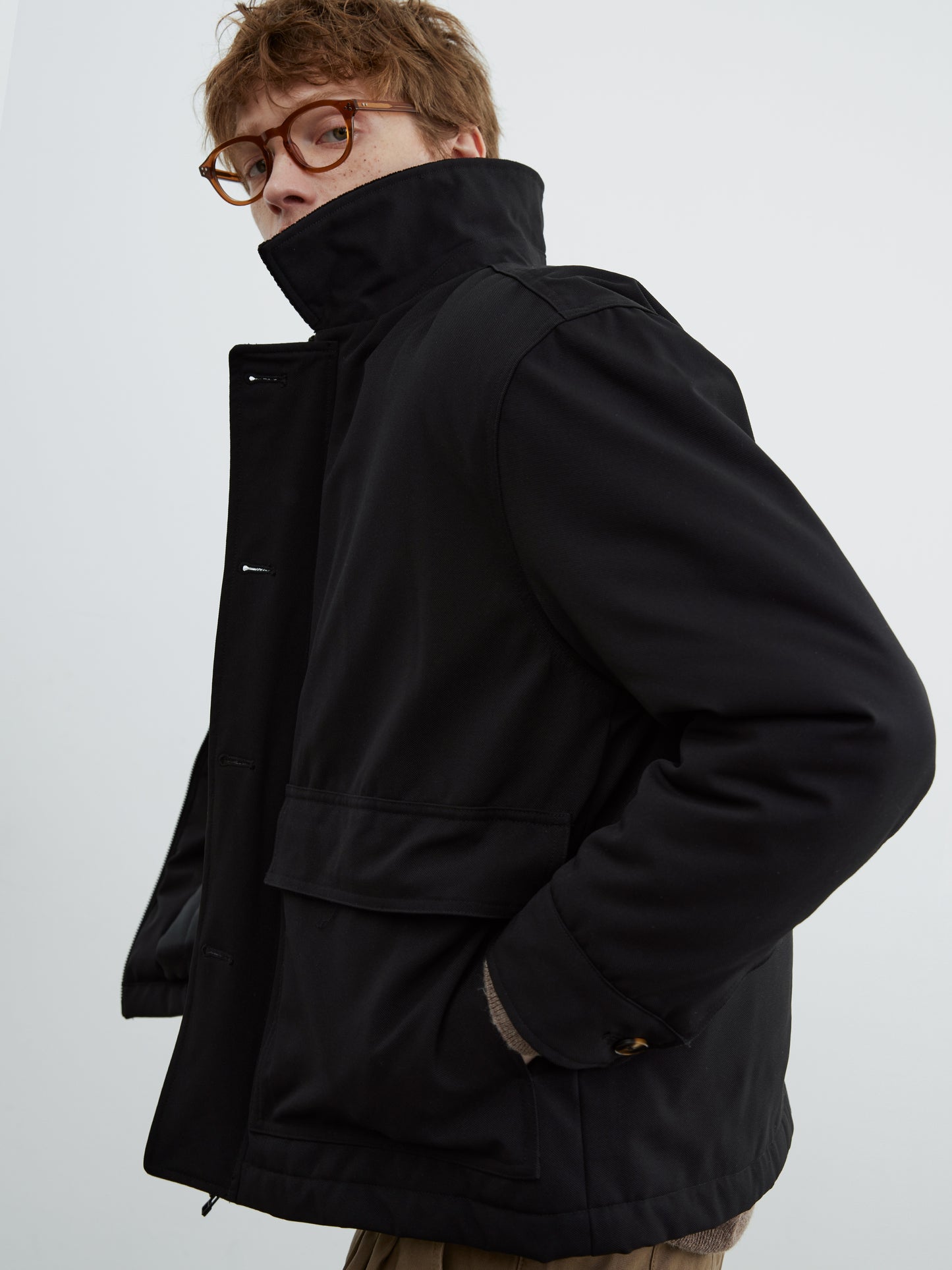 BLACK CAVALRY THERMOLITE® QUILTED JACKET