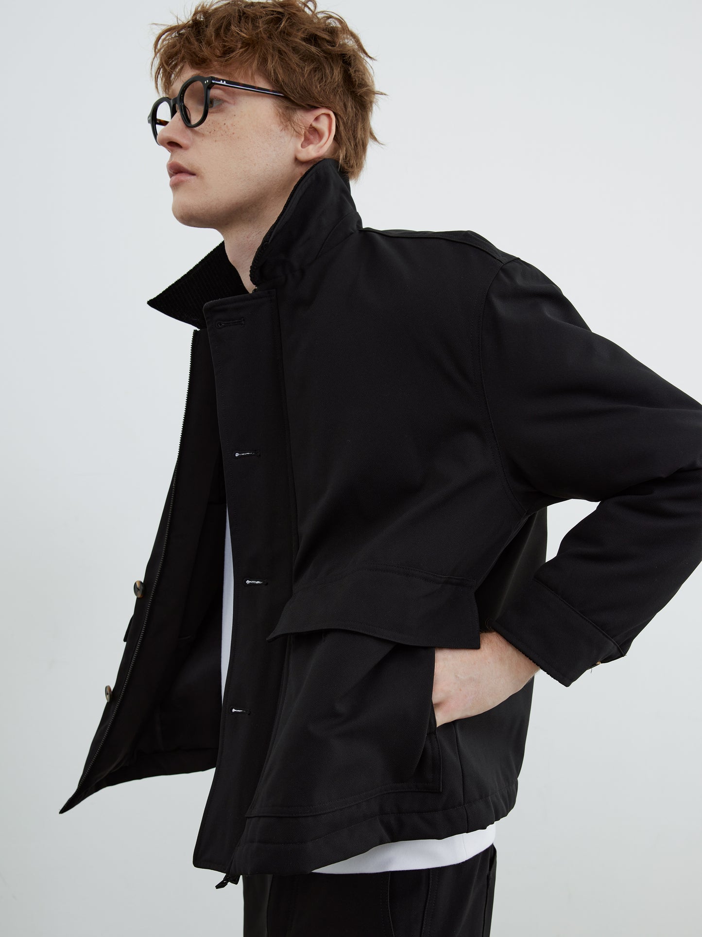 BLACK CAVALRY THERMOLITE® QUILTED JACKET