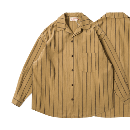 Burcs Stripe Guayabera Shirt
